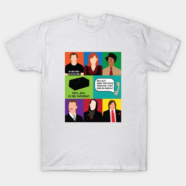 the IT Crowd T-Shirt by ehaverstick